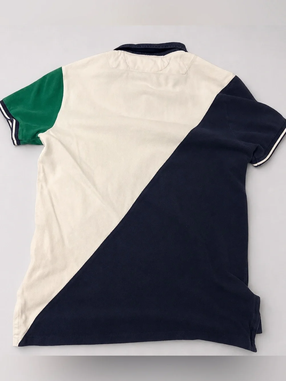 Polo by Ralph Lauren Boys' Multi-Color Patchwork Rugby Polo Shirt